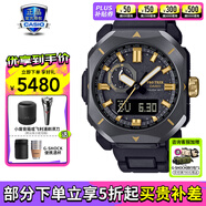 卡西歐（CASIO）男表PROTREK登山運(yùn)動(dòng)手表太陽能時(shí)尚腕表送男友禮物 PRW-6900ZE-1PR叢林黑50周年