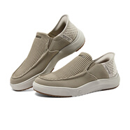 SKECHERS25夏季新款簡約百搭男鞋防滑耐磨運動休閑鞋輕盈舒適透氣 210792 灰褐色/TPE 39.5 (250mm)