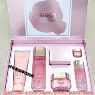 美素肌活再生奢享禮盒潔面乳人參水精華液乳液面霜化妝品套裝禮盒 美素小玫瑰蜜養淡紋禮盒 (霜版)