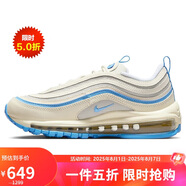 耐克NIKE休閑鞋女氣墊經(jīng)典AIR MAX 97運動(dòng)鞋FN7492-133帆白36