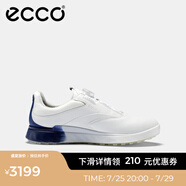 愛步（ECCO）高爾夫男鞋 戶外運動休閑鞋男士跑步鞋防水透氣 高爾夫S3 102954 白色/深邃藍/亮白色10295460616 39