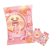 包郵zuo一下蒟蒻果汁果凍布丁屁桃君水蜜桃巨峰葡萄玉油柑味批發(fā) 96g/包水蜜桃味