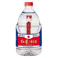 紅星二鍋頭酒北京紅星二鍋頭5L桶 60度/52度大容量桶裝白酒 泡藥泡果用酒 60度 5L 1桶 *