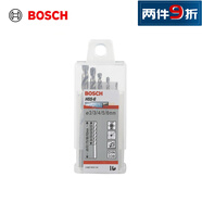 博世（BOSCH）高速金屬鋼麻花鉆頭（5件套）HSSG（2/3/4/5/6mm）