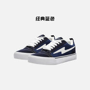 Revenge X SENGT風(fēng)暴閃電板鞋聯(lián)名復古透氣潮流情侶百搭面包鞋子 藍色 41 標準尺碼