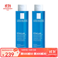 理膚泉（LA ROCHE-POSAY）清痘凈膚爽膚水200ml  兩支 200ml