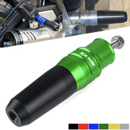 適用ZX10RZX6R636排氣防摔棒ZX9R改裝ZX12RZX14R大牛防摔膠 紅色