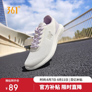 361°運(yùn)動(dòng)鞋女鞋夏季網(wǎng)面薄款透氣休閑輕便媽媽跑步鞋子女681832270-5