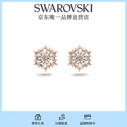 施華洛世奇（SWAROVSKI） MAGIC 耳飾耳釘耳環(huán)輕奢飾品送女友老婆畢業(yè)禮物女 鍍玫瑰金色 5627348