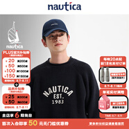 nautica white sail【明星同款】白帆×JAPAN系列 日系中性基礎(chǔ)款套頭毛衣JPSW4401 藏青4NV M