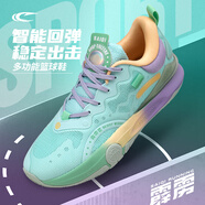 賽琪（SAIQI）簡約時尚籃球鞋男鞋2025夏季新款網(wǎng)面透氣實戰(zhàn)球鞋男耐磨防滑鞋子 冰藍色-L6 36