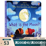 英文原版 What is the Moon 月亮是什么 Usborne Lift the flap Very First Questions and Answers科普認(rèn)知翻翻書 幼兒英文啟蒙 綠山墻