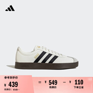 adidas T頭鞋 VL COURT復(fù)古板鞋德訓(xùn)鞋男女阿迪達(dá)斯輕運(yùn)動(dòng)   漢玉白/黑色/樹脂黃(推薦女生選小半碼)   42