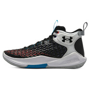 安德瑪（Under Armour）Havoc 4 圓頭系帶 織物 高幫 實(shí)戰(zhàn)籃球鞋 男女同款 黑 42