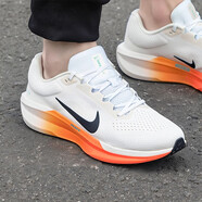 耐克（NIKE）休閑鞋男鞋2025新款夏季運動鞋AIR WINFLO 9跑步鞋DD6203-008 IH7328-101白色/荷蘭橙/黑 42