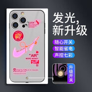優(yōu)觀手機(jī)信號(hào)燈來電閃貼蘋果1發(fā)光手機(jī)殼iPhone16聲控來電閃七彩11Plu 蘋果11pro 精孔升級(jí)款