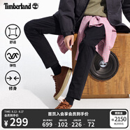 添柏嵐（Timberland）官方男裝長(cháng)褲春季戶(hù)外休閑卡其褲彈性修身|A2A49 A2A49001/黑色 31