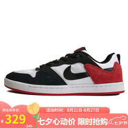 耐克NIKE男女經(jīng)典休閑鞋SB ALLEYOOP新年紅運動(dòng)鞋CJ0882-102白黑41