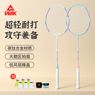 匹克羽毛球拍鈦合金對拍成人學(xué)生兒童拍套裝VT590