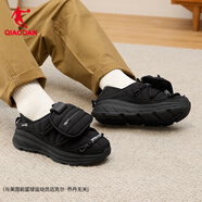 喬丹男鞋 冬季運動(dòng)鞋戶(hù)外跑步健身訓練舒適時(shí)尚潮流男士休閑鞋棉鞋 QXF193244901黑色/喬丹白 43