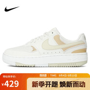 耐克NIKE女子休閑鞋 GAMMA FORCE 運動鞋HJ5997-001白黃 37.5