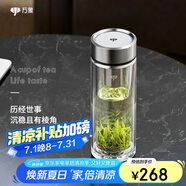 萬象（WANXIANG）雙層玻璃杯商務(wù)辦公V148RL車載便攜禮盒泡茶370ML大容量家用水杯