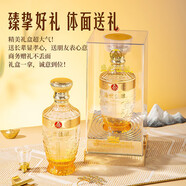 五糧液股份出品 盛世佳釀濃香型白酒 結婚婚宴喜酒 過(guò)節送禮白酒整箱 52度 500mL 1瓶 金麟送福