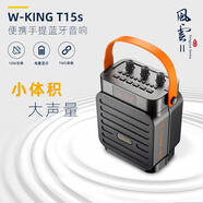 維爾晶 T15S新款戶(hù)外藍牙音箱收款音響廣場(chǎng)舞音響 隕石灰