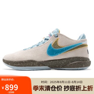 耐克（NIKE）男子 LeBron 20秋款減震耐磨籃球鞋 DV9089-801 灰藍(lán) 39