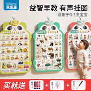 樂樂魚（leleyu）熊貓有聲掛圖早教學(xué)習(xí)機(jī)兒童玩具寶寶識(shí)字表墻貼男孩女孩生日禮物