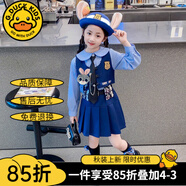 G.DUCKKIDS洛麗塔公主裙兒童洋氣女童連衣裙夏季朱迪兔子衣服小女孩生日裙子 朱迪馬甲三件套【春秋款】 100 建議90-100cm3-4歲