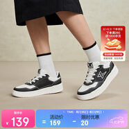 特步情侶男女板鞋小白鞋空軍一號(hào)春秋季透氣運(yùn)動(dòng)休閑板鞋