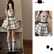 瑜尚臻品 法式學(xué)院風(fēng)溫柔少女感波點(diǎn)連衣裙女夏新款小個(gè)子收腰蓬蓬公主裙 波點(diǎn)連衣裙【白色 M】