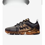 耐克（NIKE）Air VaporMax 2019己亥新年黑金粉白紅大氣墊跑鞋BQ7038-001 暗金色  45