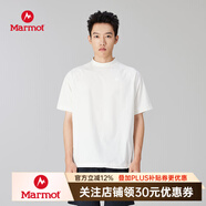 土撥鼠（Marmot）速干短袖 男士戶外運(yùn)動(dòng)T恤上衣 吸濕速干 抗菌 Mt.RashGuard 白色 L