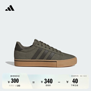 adidas DAILY 4.0復(fù)古百搭休閑帆布鞋男女阿迪達斯官方輕運動 巖層橄欖綠/暗橄欖綠/樹脂黃   42