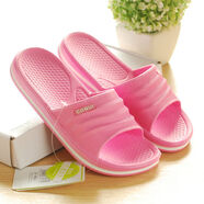接運貓拖鞋女夏室內防滑厚底浴室易清洗男居家輕泡沫情侶洗澡涼拖鞋 粉紅色 36 36