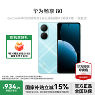 華為暢享80 6620mAh電池超能續(xù)航 雙五星超耐摔 新品華為手機(jī) 天青藍(lán) 256GB全網(wǎng)通