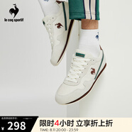 樂(lè )卡克（Le coq sportif）法國公雞男女同款低幫運動(dòng)休閑鞋跑步鞋 米/棕 45