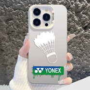 豐哲適用蘋果16手機(jī)殼iPhone15promax羽毛球14尤尼克斯13mini小眾12感11主題x新款xr男生xs全包鏡頭8周 435853-彩銀殼-【透銀】 其它型號(hào)聯(lián)系客服備注