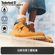 添柏嵐（Timberland）官方踢不爛男款經(jīng)典大黃靴防水|10061 10061W/小麥色 TB0僅批次不同 39 推薦小半碼