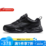耐克（NIKE）官方男鞋女鞋AIR MONARCH IVM2K氣墊運動鞋休閑鞋老爹鞋跑步鞋 415445-001 男女同款 黑色 36.5