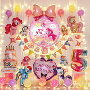 多美憶生日?qǐng)鼍安贾门⑸諝馇騼和谰叻諊b飾快樂桌飄裝扮豪華套裝