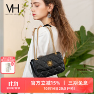 VANESSA HOGAN VH女包茵然軟包系列復(fù)古太陽神斜挎包菱格鏈條腋下包小眾單肩包
