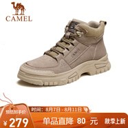 駱駝（CAMEL）男士馬丁靴戶外百搭運動休閑復(fù)古工裝鞋 GE12235362 卡其 38