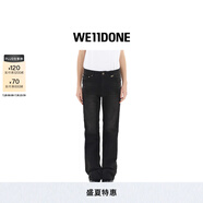 WE11DONE女士修身靴型牛仔褲 黑色 M