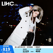 金羽杰冬季輕奢狐貍毛領(lǐng)羽絨服女長款直筒女士皮草羽絨派克服Y22808350