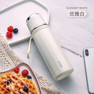 杯具熊Bemega保溫杯網(wǎng)紅人氣女性316不銹鋼弱堿性學(xué)生簡(jiǎn)易可愛(ài)便攜500ml 優(yōu)雅白