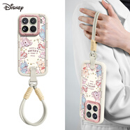 迪士尼（Disney）適用小米15Pro手機殼女款小米15pro保護套u(yù)ltra全包硅膠xiaomi防摔卡通超火mi15可愛(ài)感15por軟外殼 古白掛繩-無(wú)限花貼貼白【局部光油硅膠軟殼】 小米15