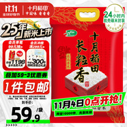 十月稻田 2025年新米 長(zhǎng)粒香大米 20斤（東北大米 香米 10公斤）